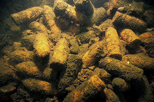 (35) Ocean Dumpsite WW2 Artillery Shells